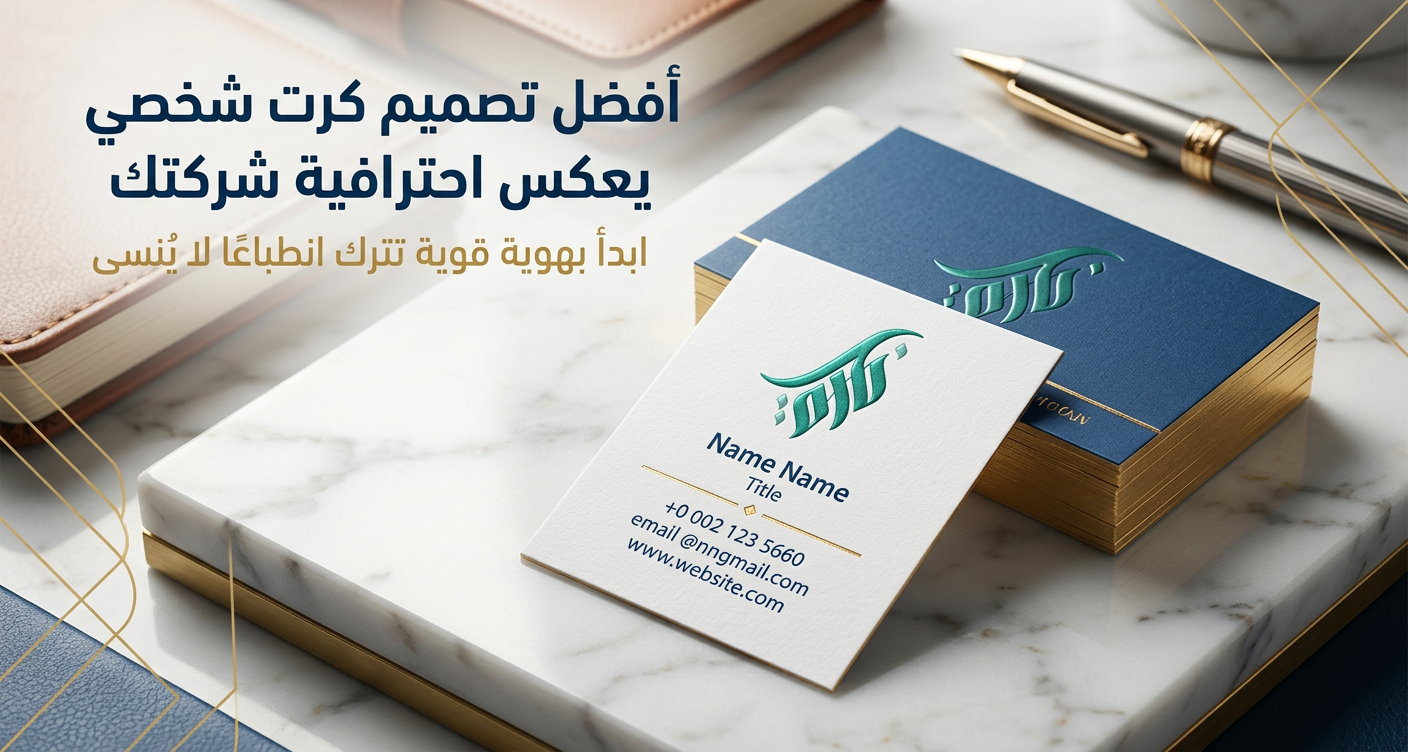 تصميم كارت شخصي