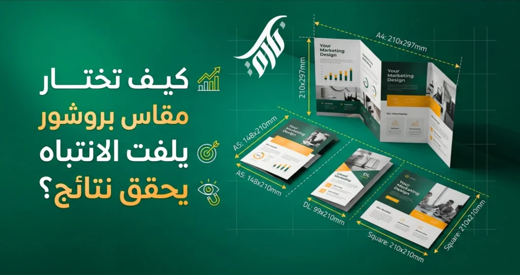 كيف تختار مقاس بروشور يلفت الانتباه ويحقق نتائج؟